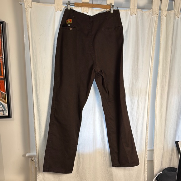 Vintage 60’s 70’s Ben Davis yellow tag label brown...